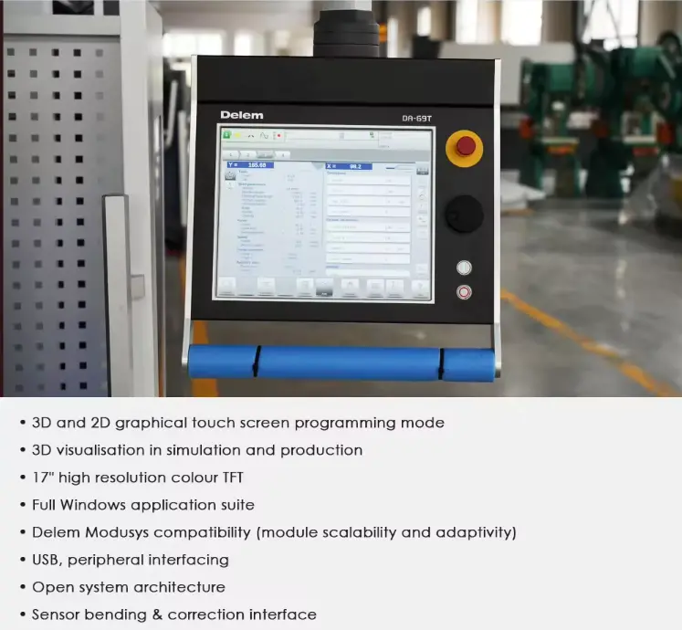 DELEMDA69T controller for CNC press brake machine