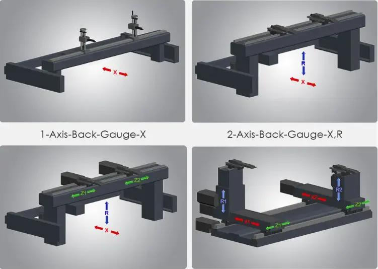 Multi axis Selection Commonly Used in electro hydraulic press brakes