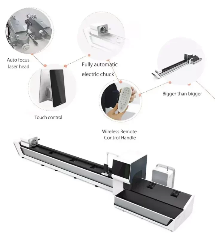 Parts and components of tube laser cutting machine