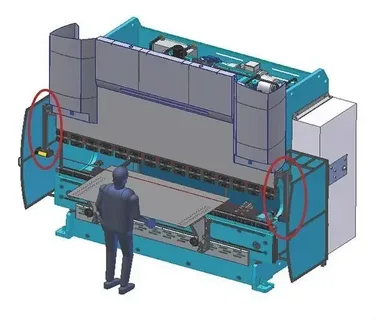 open height of press brake