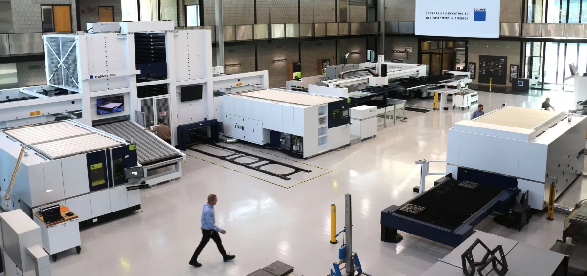 Trumpf - One of the biggest manufactures of fiber laser cutting machine in USA