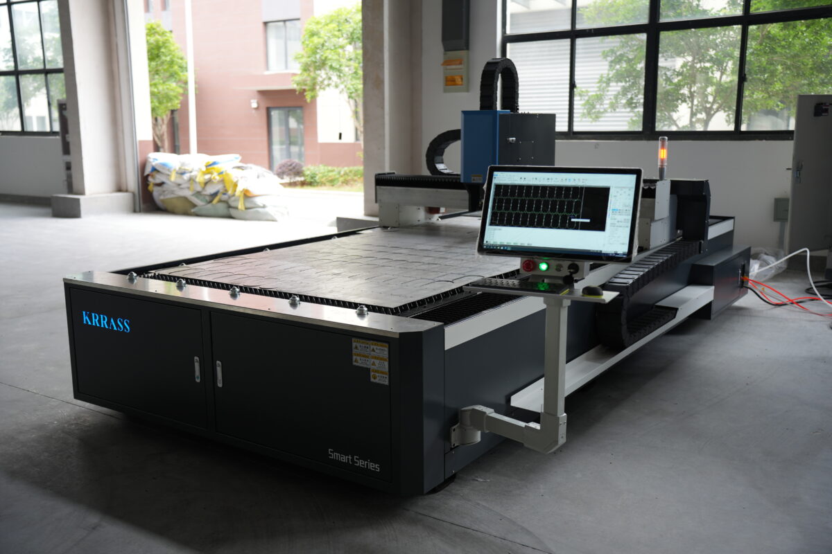 How thick can 3000W fiber laser cut Krrass